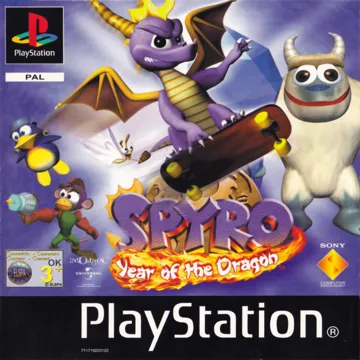 Spyro - Year of the Dragon (US) box cover front